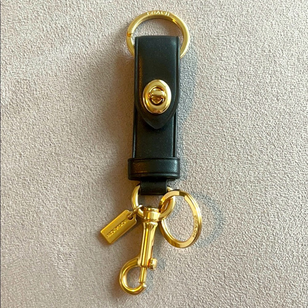 Coach key holder/ key chain